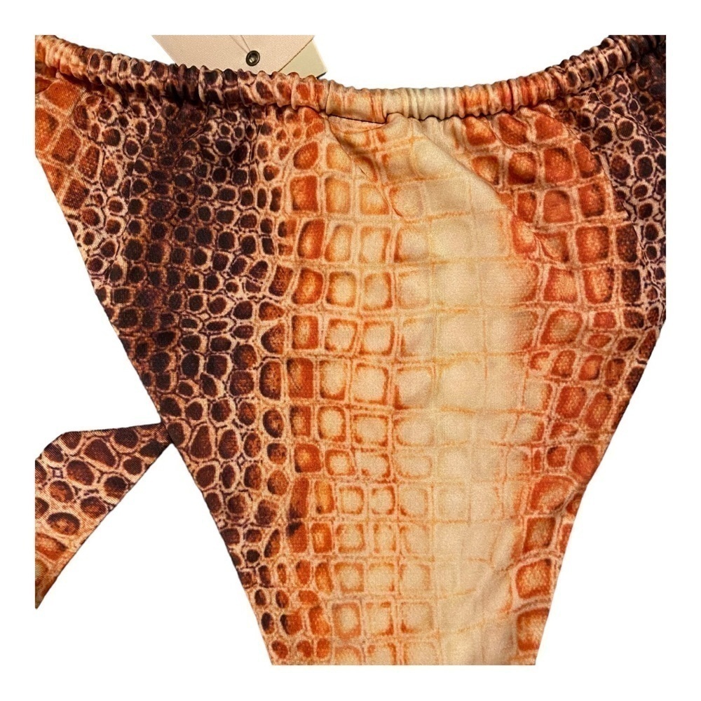HAH Tinsi Bikini Bottom Crocodile Print NWT - Picture 5 of 7